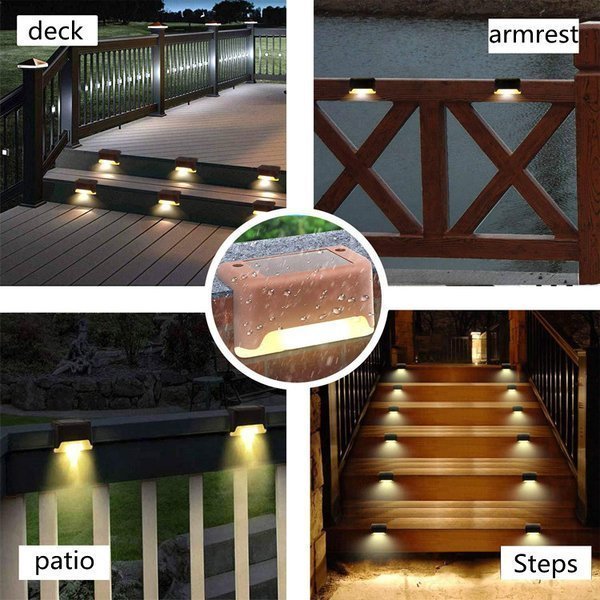 💥Buy 20 get 20 free💥LED Solar Lamp Path Staircase Outdoor Waterproof Wall Light