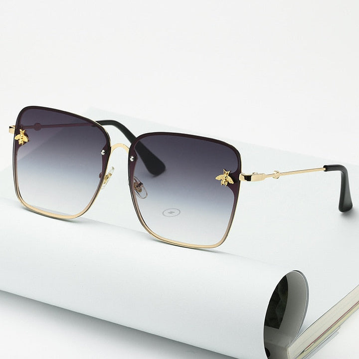 Bee Square Rimless Sunglasses