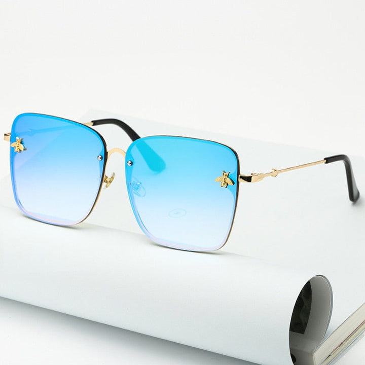 Bee Square Rimless Sunglasses