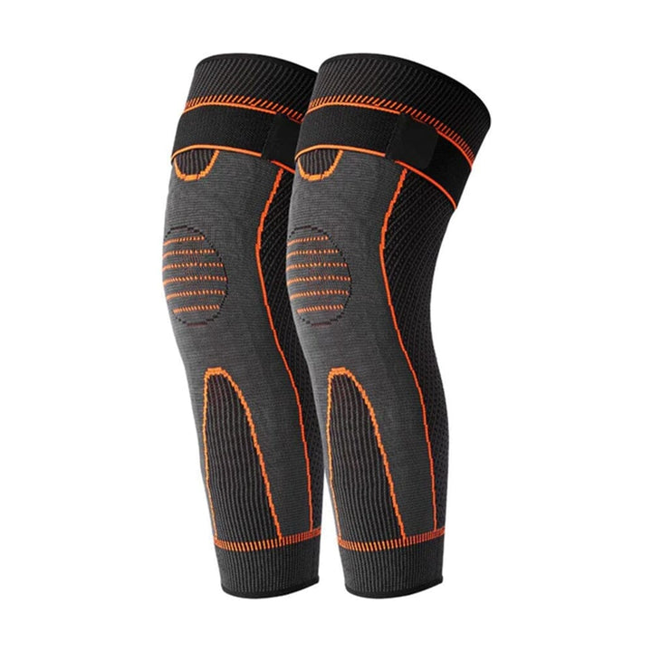 Self-heating knee brace