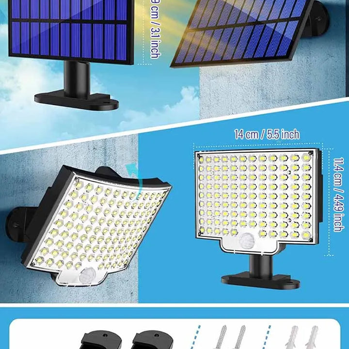 Solar light with sensor