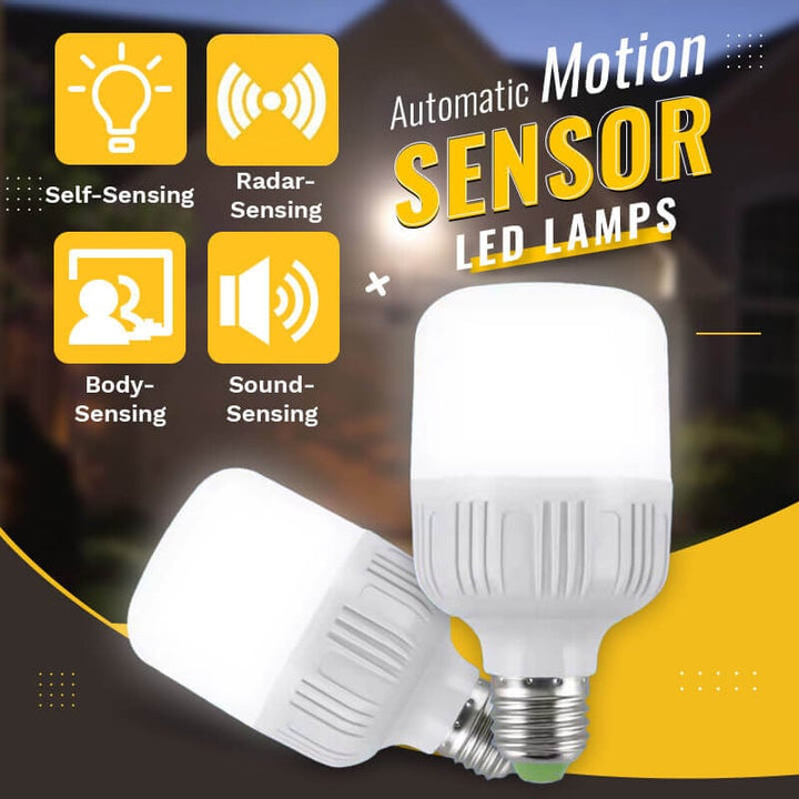 LED lamp with motion sensor