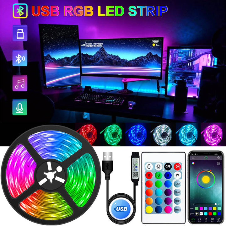 Multicolor and flexible LED strips