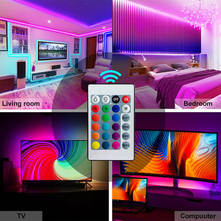 Multicolor and flexible LED strips